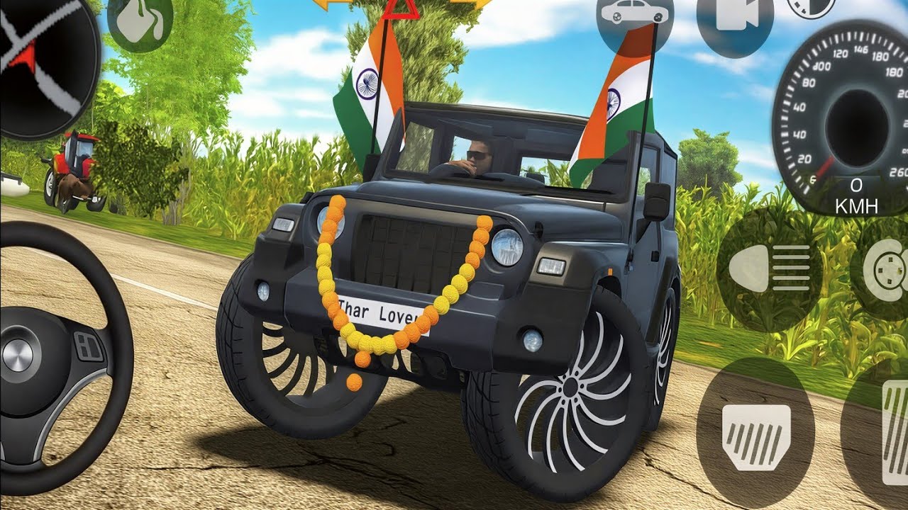 Modified Mahindra Thar Car Games: Indian Cars (Gadi Wala Game) - Car Game Android Gameplay 2026