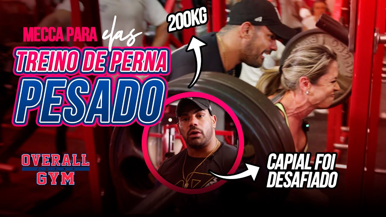 TREINO DE PERNAS PESADO | Pri desafiou Vitor Capial para um próximo treino #meccaparaelas