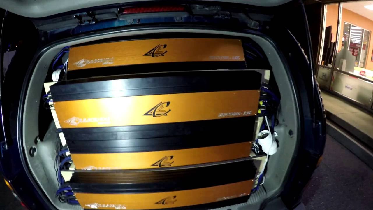 4 Crescendo Audio Encore 12K's on 8 Contralto 15's
