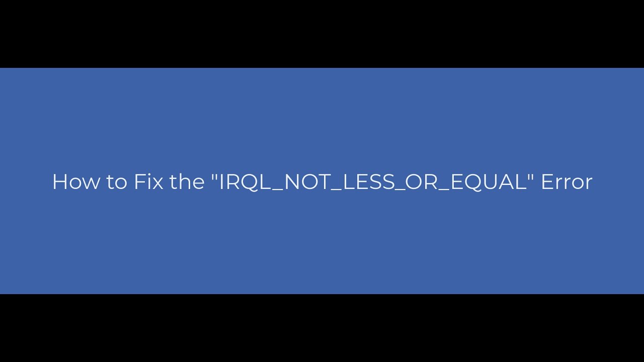 How to Fix the 