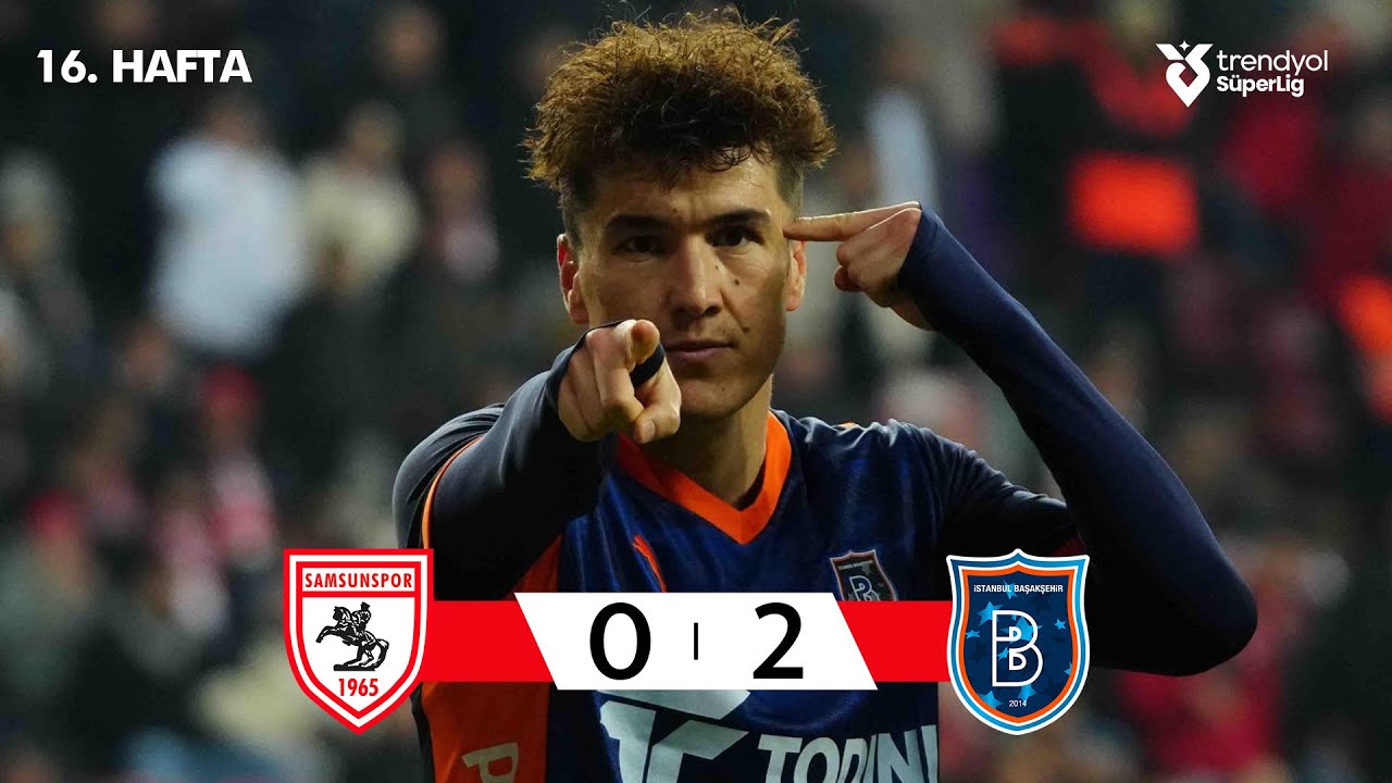 Samsunspor (0-2) Başakşehir - Highlights/&Ouml;zet | Trendyol S&uuml;per Lig - 2025/26