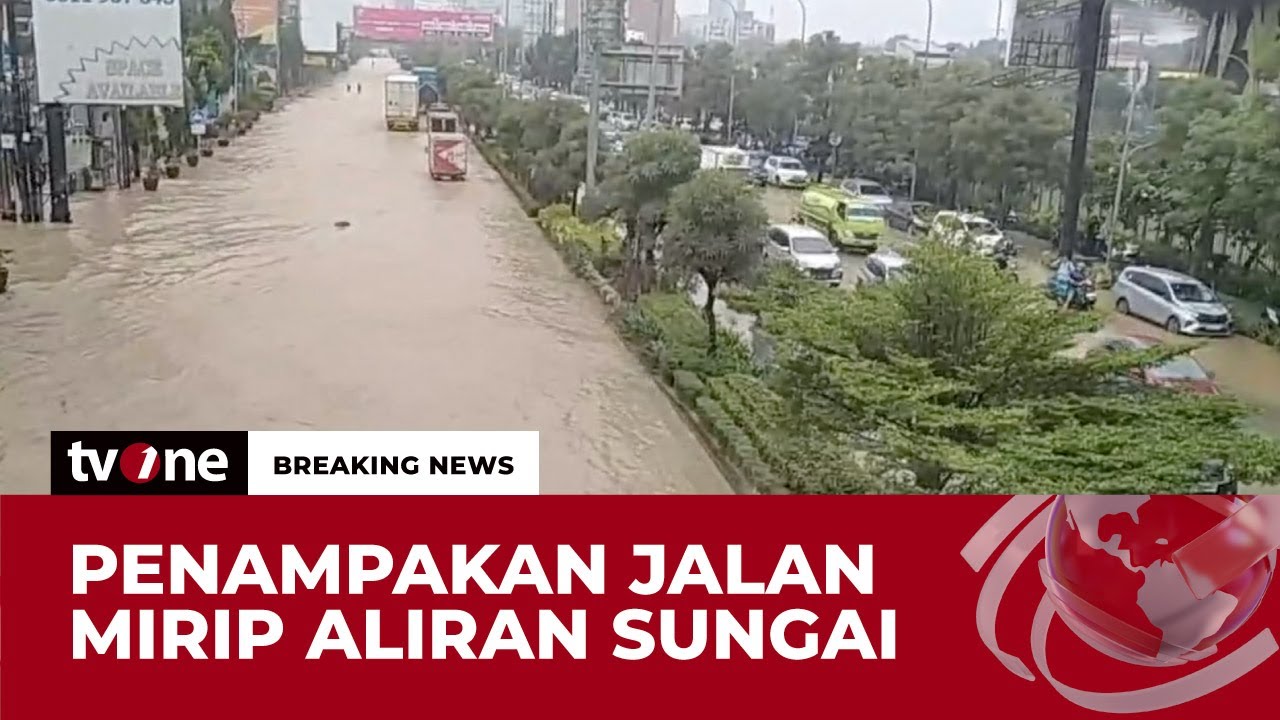 Intensitas Hujan yang Tinggi Sebabkan Akses Utama Kota Bekasi Lumpuh oleh Banjir | tvOne