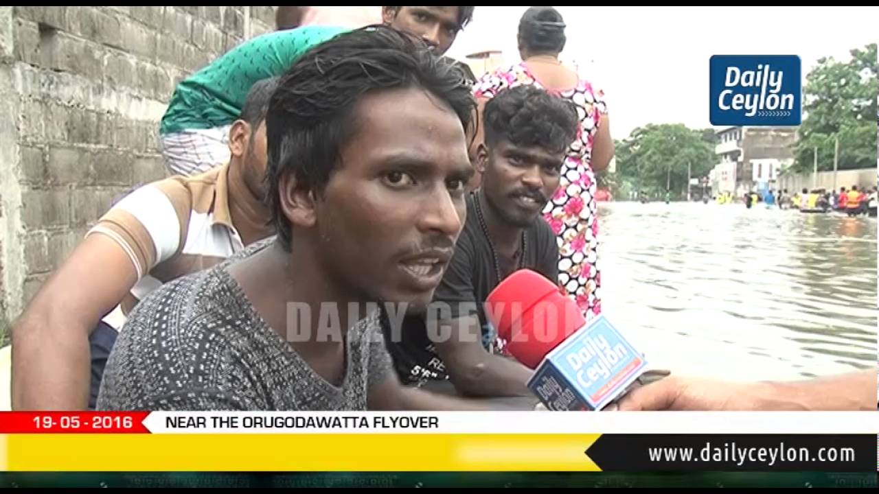 SL Flood 2016  - Near the Orugodawatta Flyover | 19-05-2016