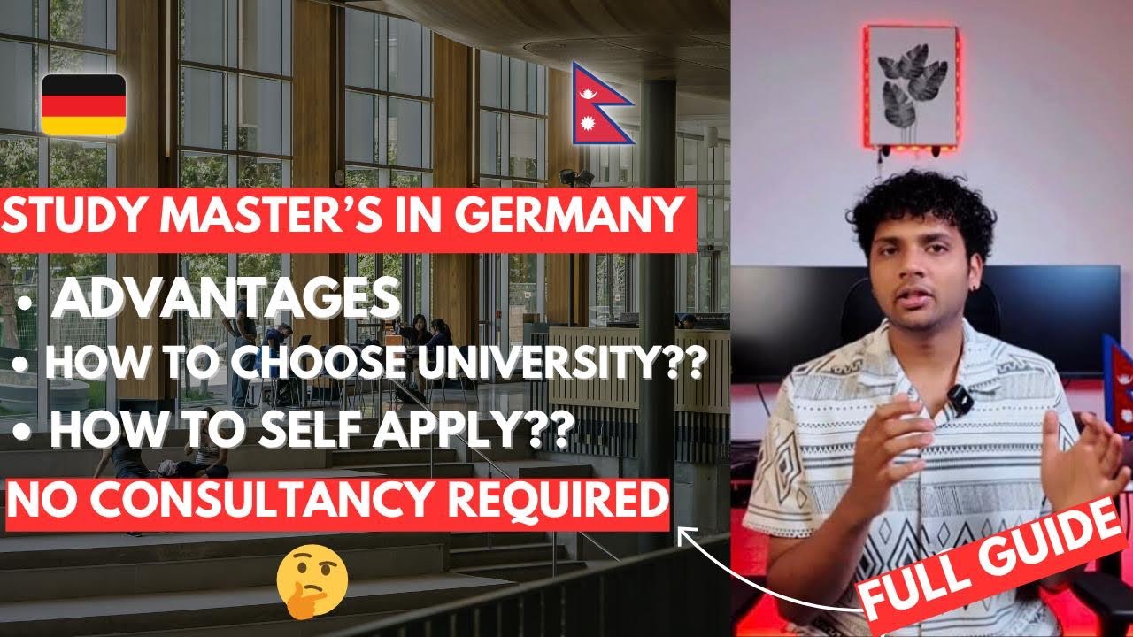 🇩🇪MASTER&rsquo;S STUDIES IN GERMANY 2025 🇳🇵| SELF APPLY | EVERYTHING EXPLAINED | NEPALI🇳🇵