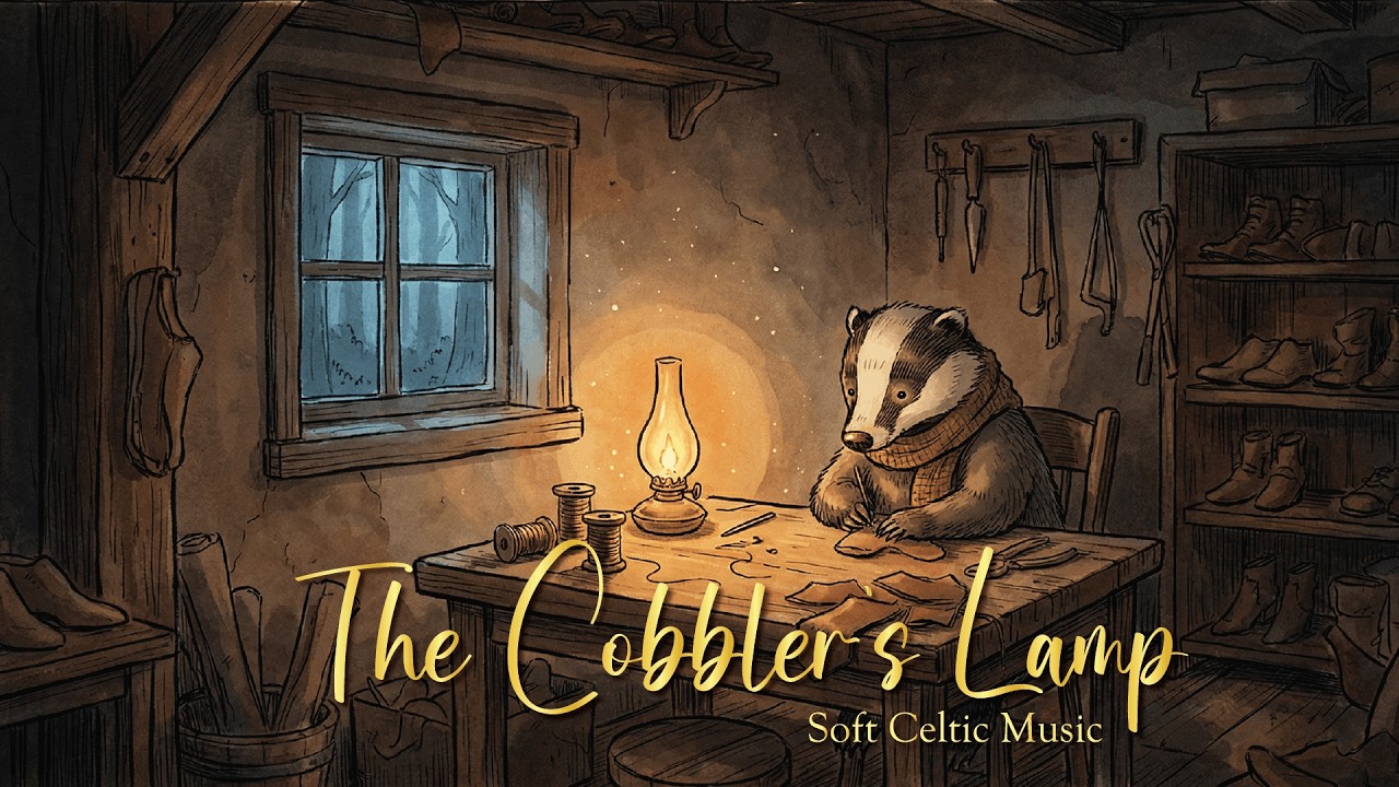 [Celtic Music] Gentle Music for Quiet Work – The Cobbler’s Lamp at Dusk