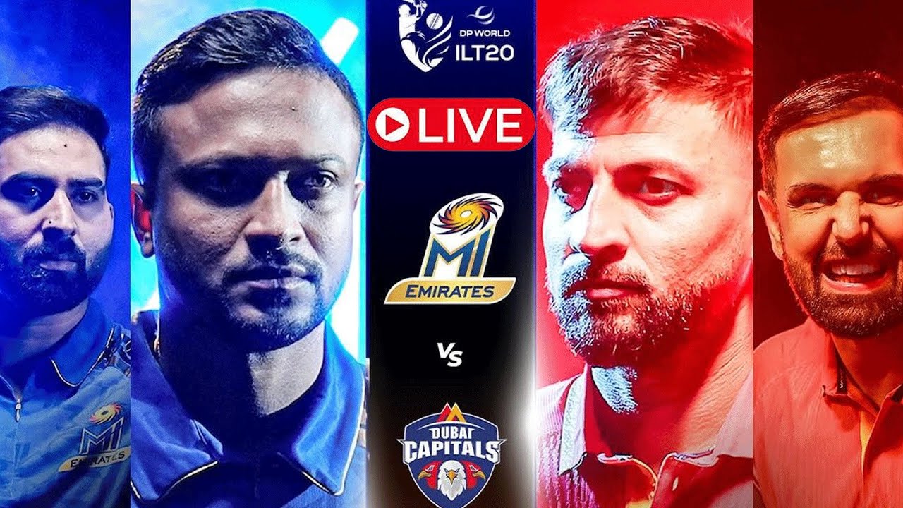 Live | MI Emirates vs Dubai Capitals | Match 29 | DP World ILT20