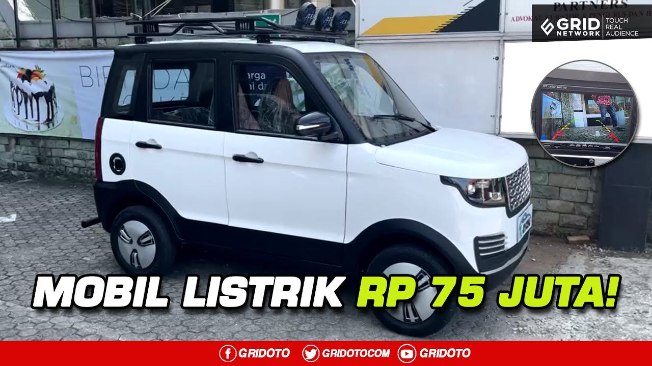 Mobil Listrik Harga Rp 75 Juta, Muat 4 Orang, Siap Dibawa Pulang