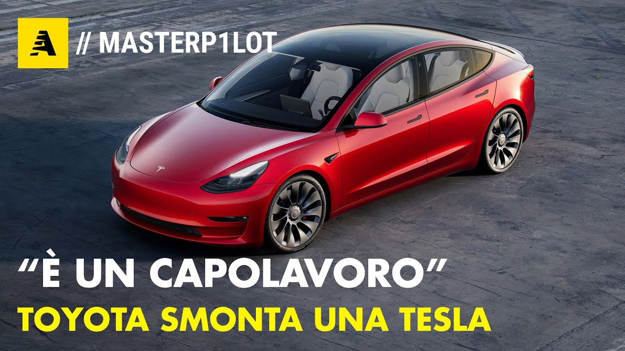 TOYOTA smonta TESLA Model Y e ammette: 