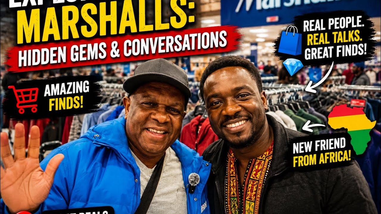 Exploring Marshalls: Hidden Gems and Conversations with a New Friend.