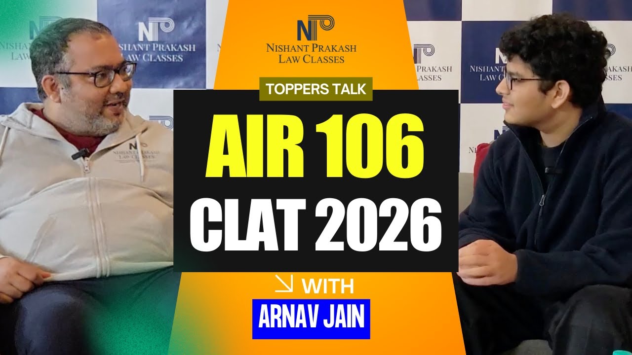ARNAV JAIN AIR 106 CLAT 2026 | The Strategy That Changed Everything | NPLC Interview