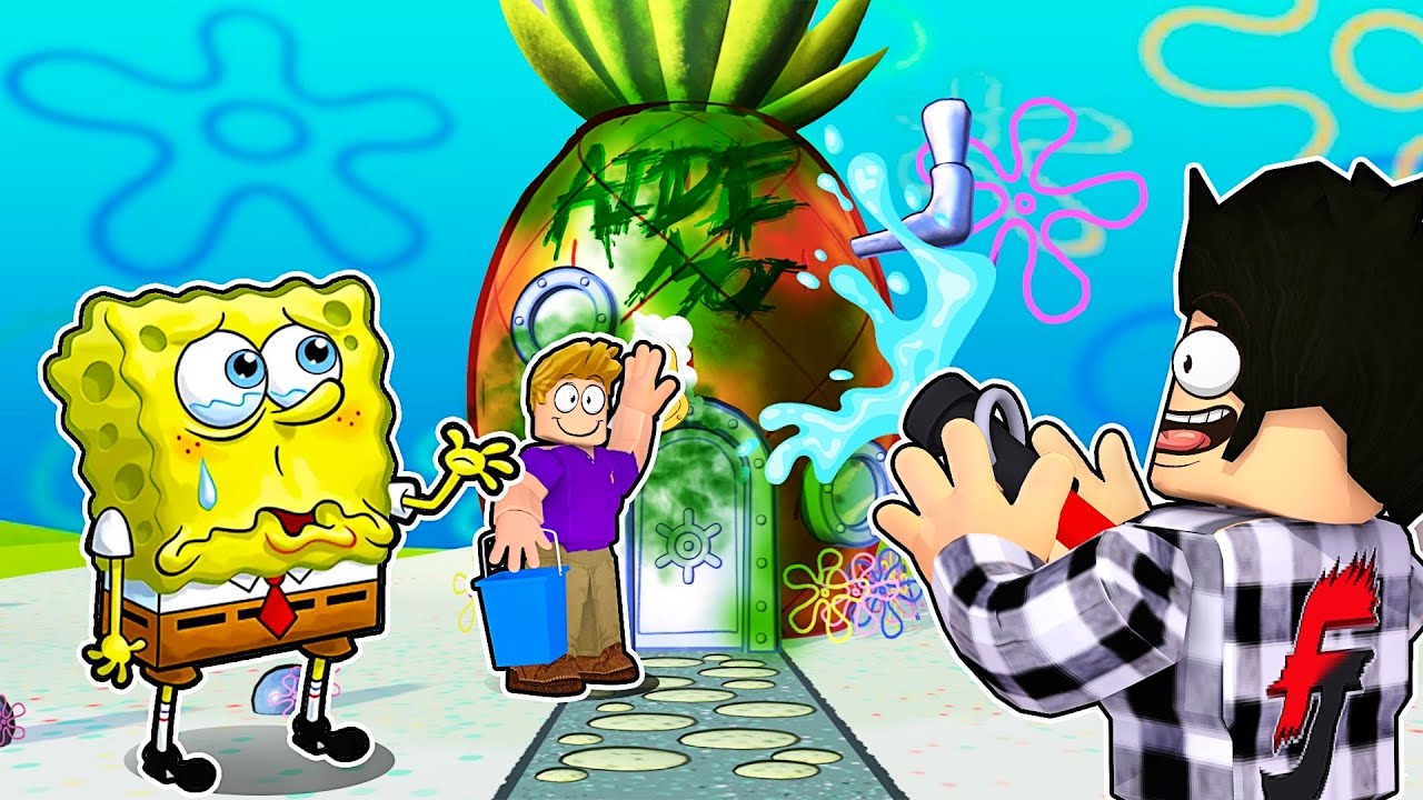 NOUS AVONS ÉTÉ EMBAUCHÉS POUR NETTOYER LA MAISON DE BOB L'ÉPONGE !!
