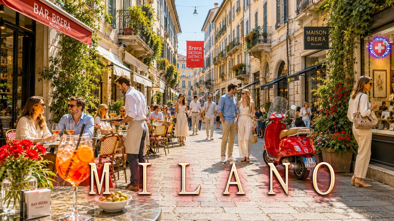 MILAN ITALY ✨ Point of View / Brera quarter + Monte Napoleone + Galleria Luxury Shopping 4K asmr