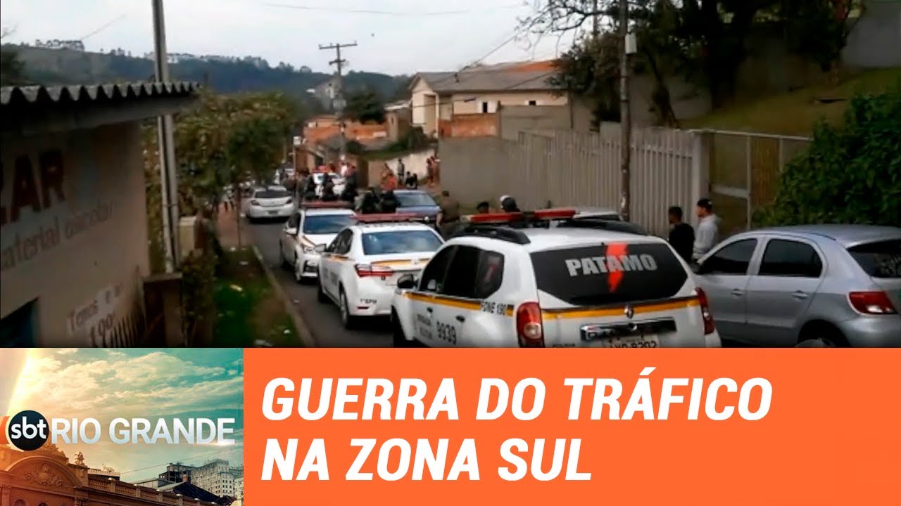 Polícia combate guerra do tráfico na zona sul de POA - SBT Rio Grande - 26/07/19