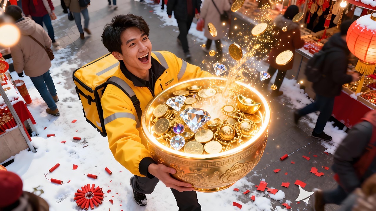 【新劇完結】🔥集市意外撿漏！外賣員意外解鎖“萬物複製”聚寶盆，看他如何利用聚寶盆發家致富