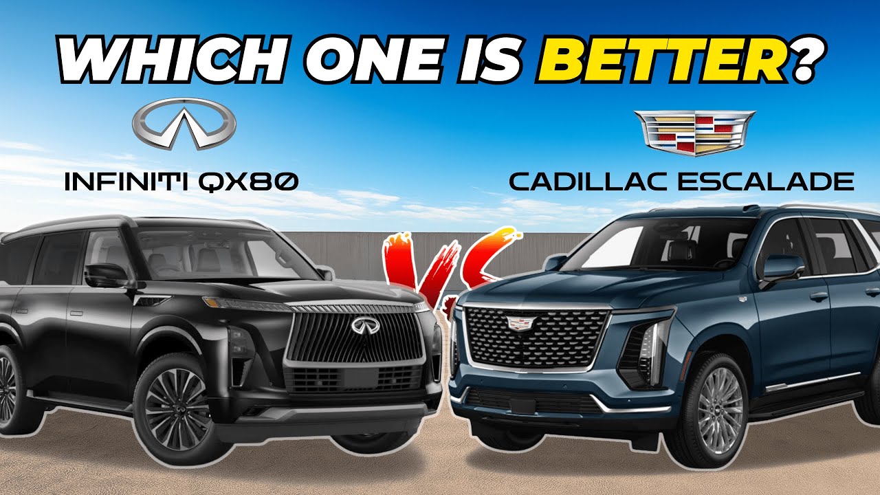 INFINITI QX80 vs Cadillac Escalade | COMPLETE Specs Comparison & BUYER'S VERDICT | 2025