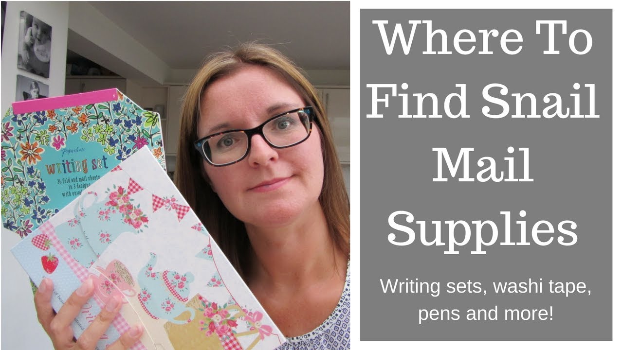 Where to Find Snail Mail Supplies