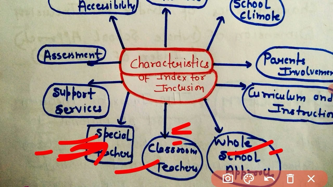 Index For Inclusion/ Infrastructure and accessibility/whole school approach /Concept of Inclusion
