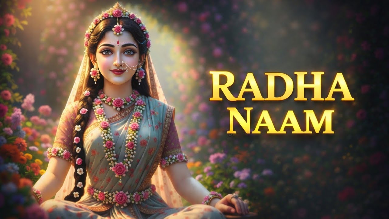 Play This Once & Feel Peace Instantly | Radha Naam jaap।।Power of Radha Naam🙏🙏