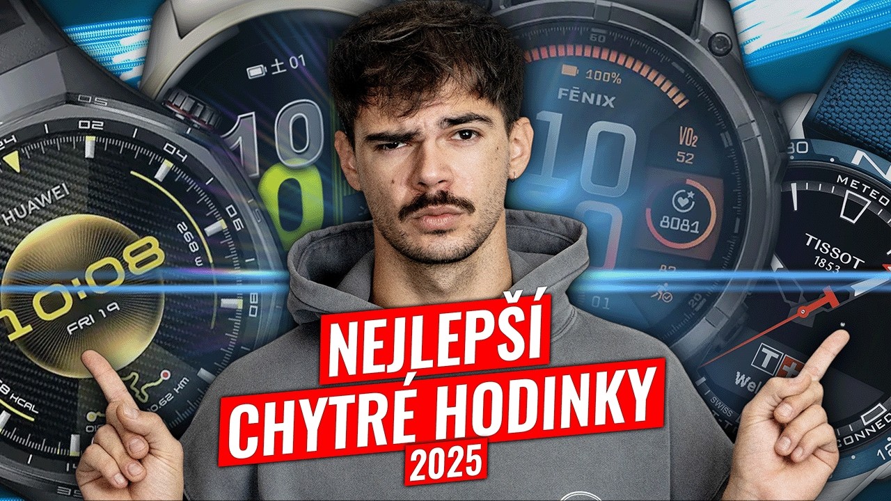 Nejlepší chytré hodinky roku 2025!