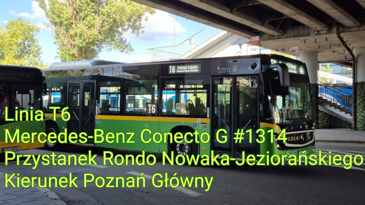 MPK Poznań - Linia T6 - Mercedes-Benz Conecto G #1314