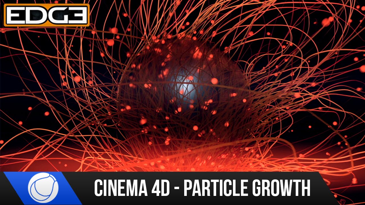 Cinema 4D Tutorial - Particle Outgrowth Effect HD