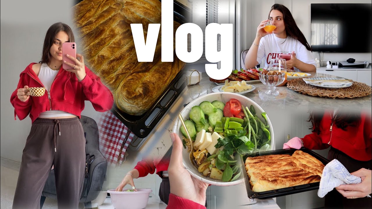 VLOG I PIRASALI BÖREK TARİFİ I Berkay İle Kahvaltı Sohbeti😅, Rutinler, Yeni Bowl Kahvaltı #vlog