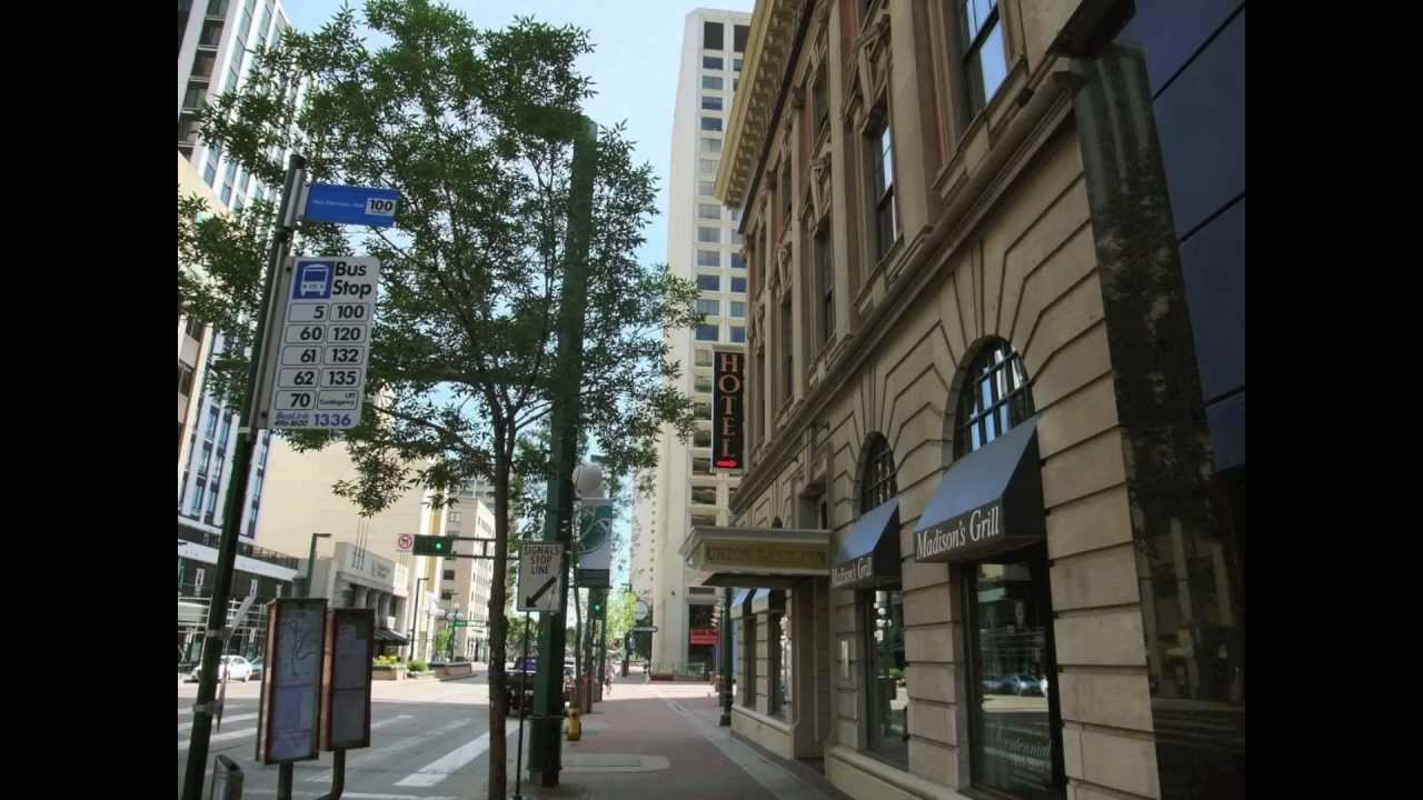 Edmonton Downtown on Summer Sunday Morning