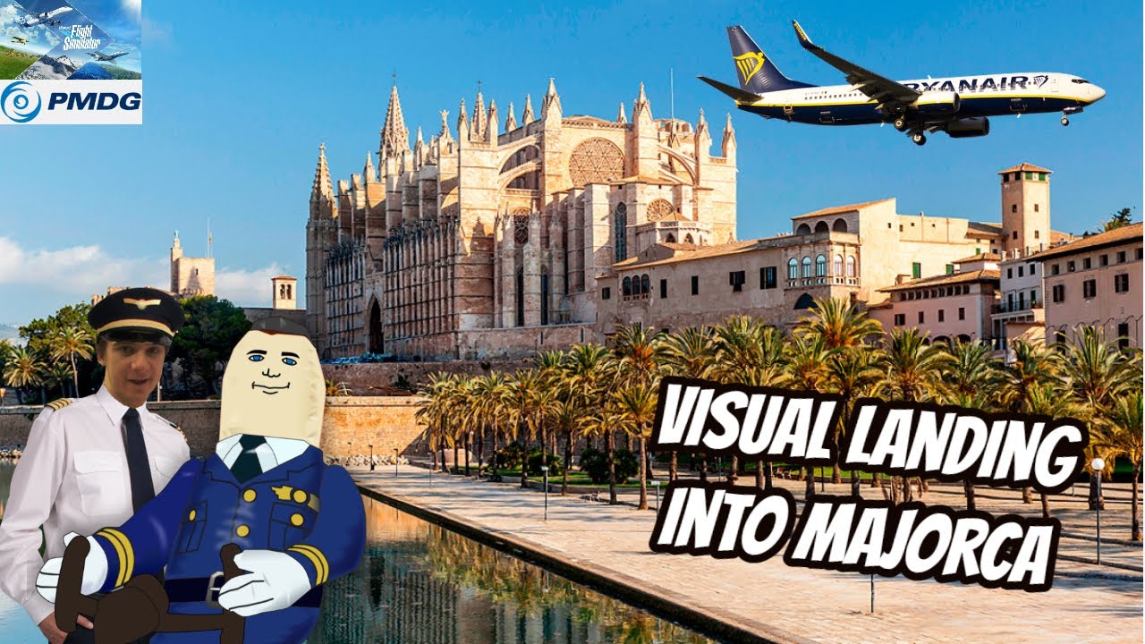 [MFS2020] 06L landing into Palma [Ryanair 737-800]
