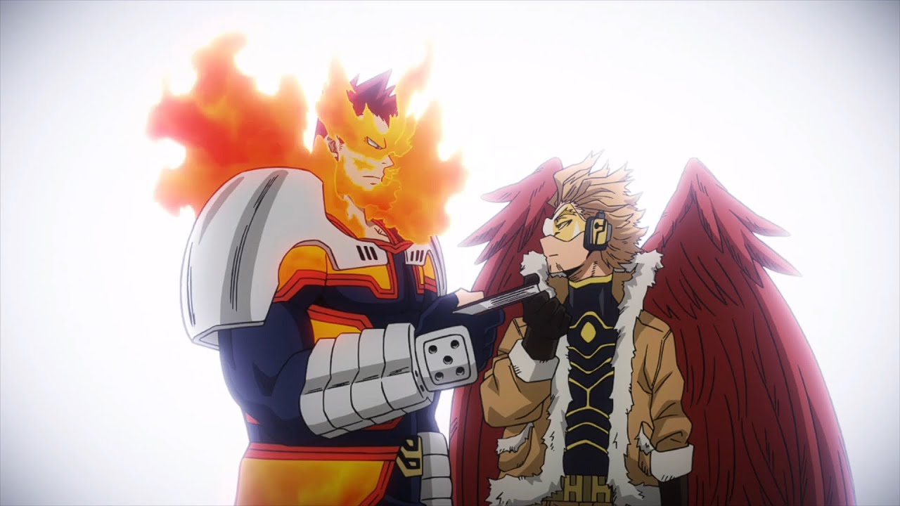 Hawks secret message to Endeavor | My Hero Academia S5 E14