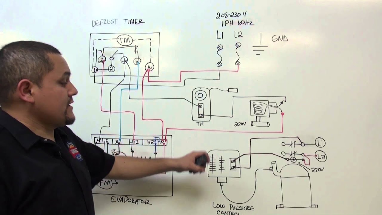 Refrigeracion, Temporizador de descongelacion, defrost timer.