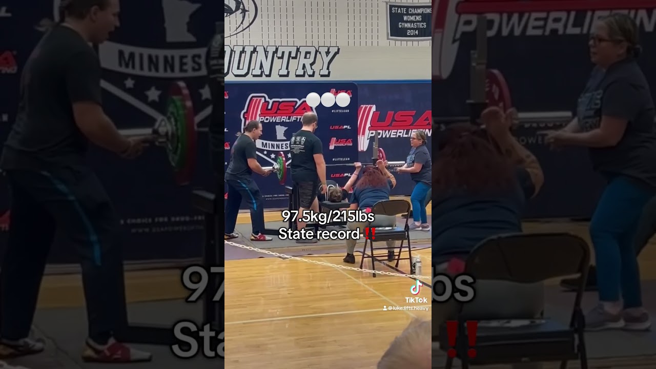 State record bench and I blew it out by over 50lbs 