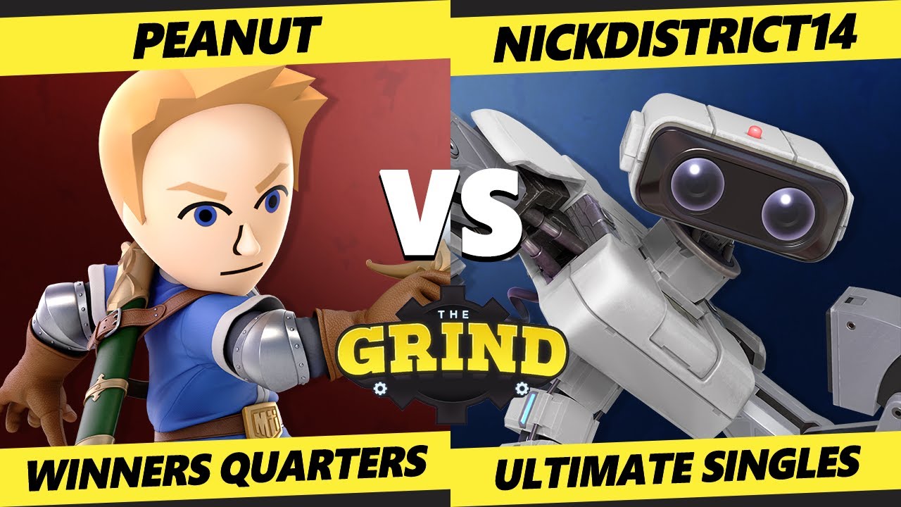 The Grind 228 - Peanut (Mii Swordfighter) Vs. NickDistrict14 (ROB) Smash Ultimate - SSBU
