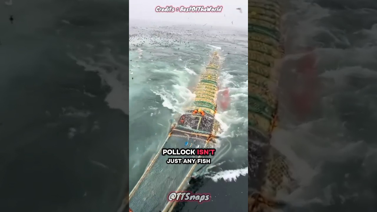 crazy! alaska pollock 170 tons amazing