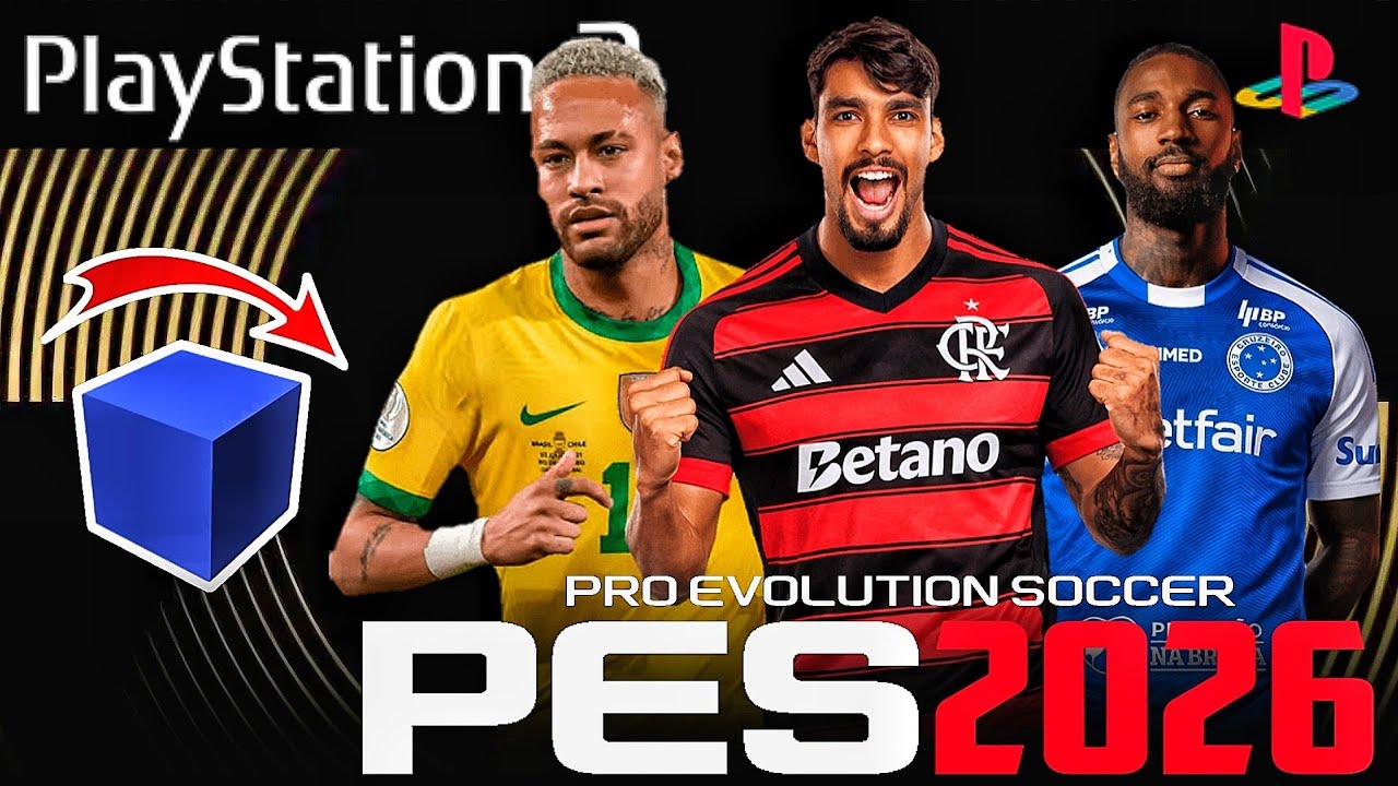 🚨 NOVO! PÉS 2026 DOWNLOAD MEDIAFIRE! RUMO ESTRELATO NETHERSX2, PCSX2 E OPL PELO PENDRIV ✅️
