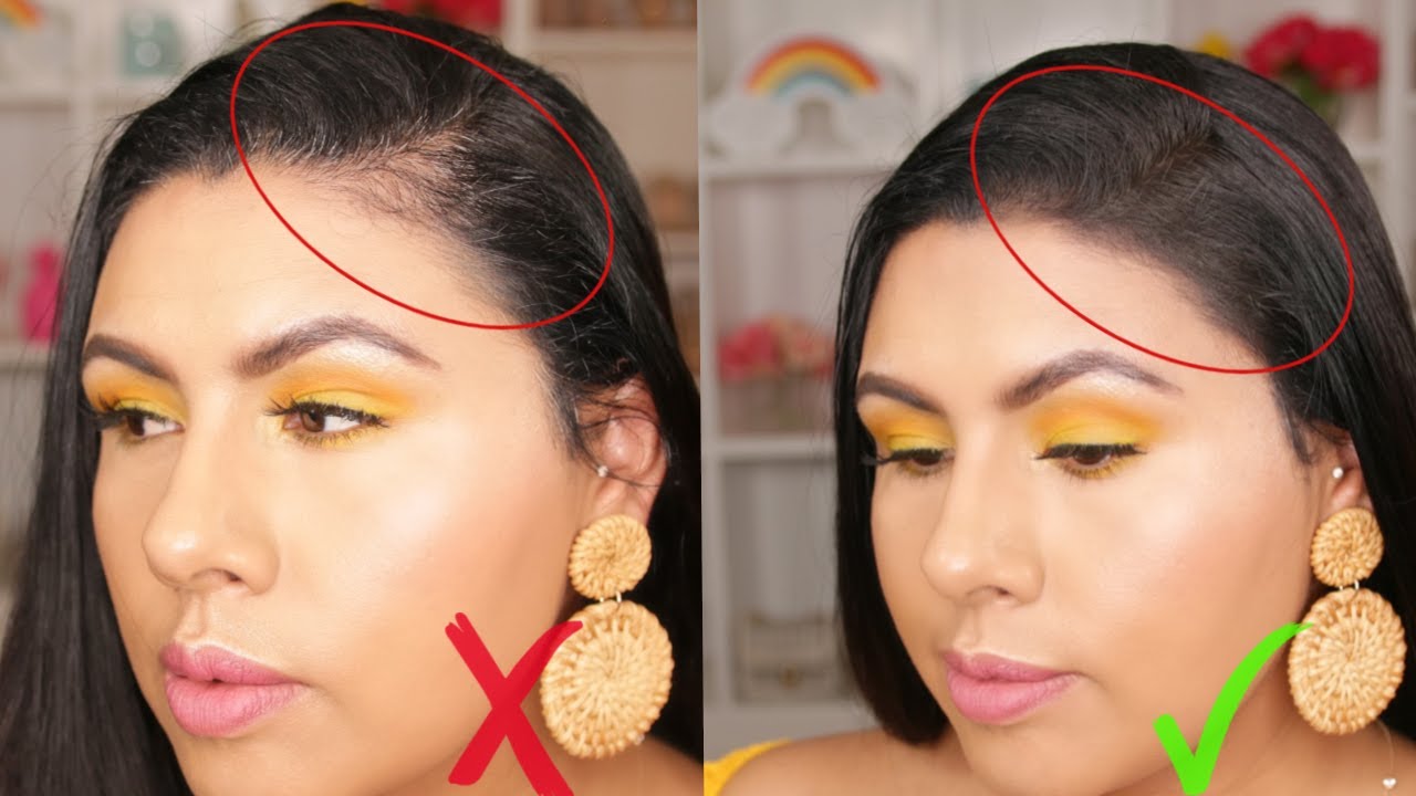 Como cubrir Canas y Entradas del cabello en segundos sin Tinte, Esto es lo que yo hago .