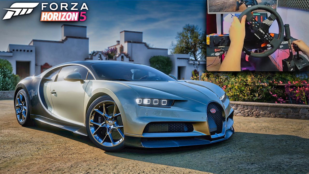 Forza Horizon 5 gameplay 4k Bugatti Chiron sunday ride