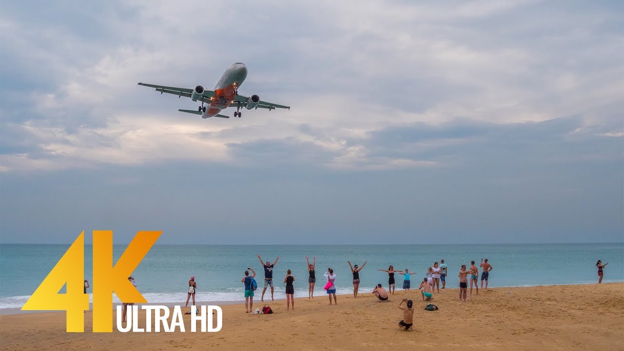 Пляжи Пхукета в 4K Ultra HD - 2,5 часа Релакс видео из Таиланда с городскими звуками (без музыки)