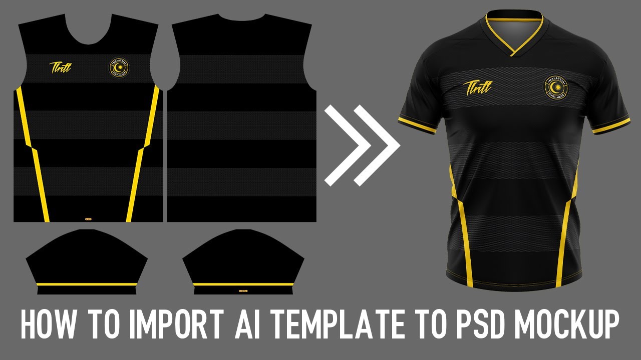 PHOTOSHOP TUTORIAL - Cara Memasukkan AI Template Ke Dalam PSD Mockup | Talentela Studio