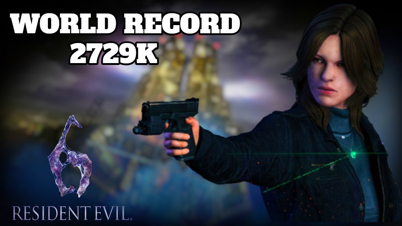 OLD WORLD RECORD NO MERCY SOLO ROOFTOP MISSION 2729K Helena DEF - Resident Evil 6 [XB1] #re6 #xbox