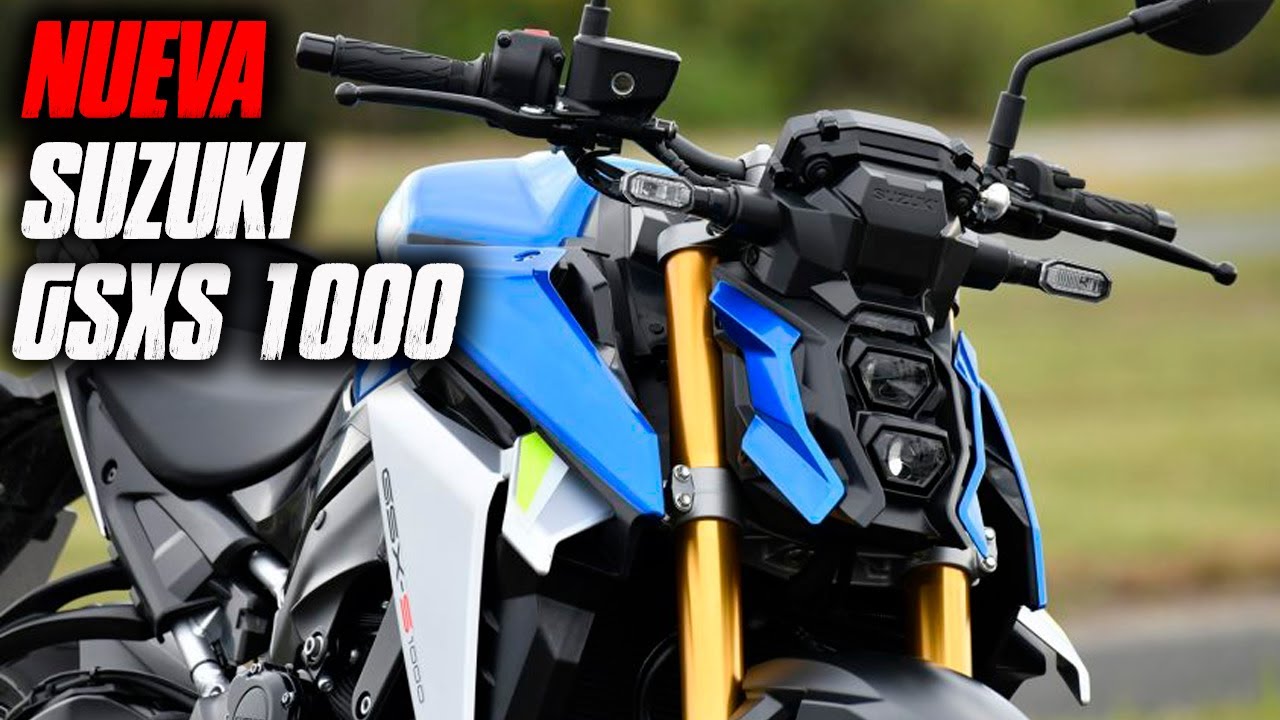 ENAMORADO de la nueva SUZUKI GSXS 1000