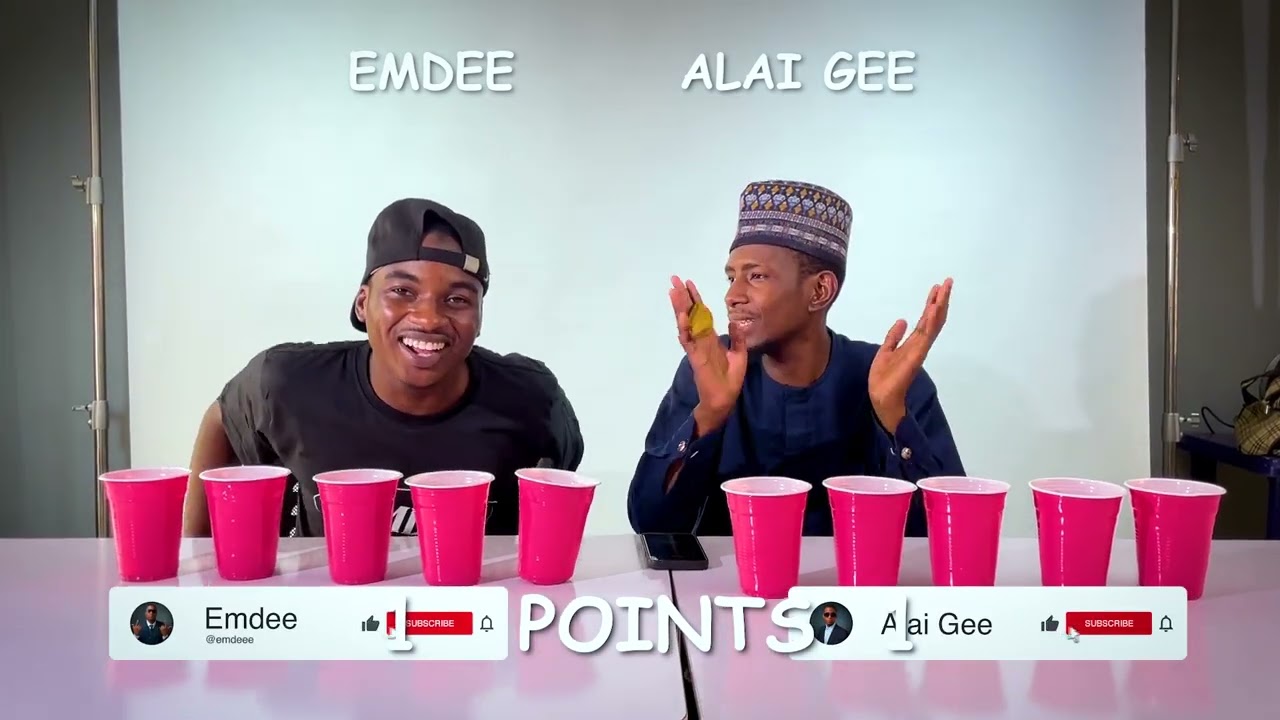 Blowing away cups with Emdee | Alai Gee