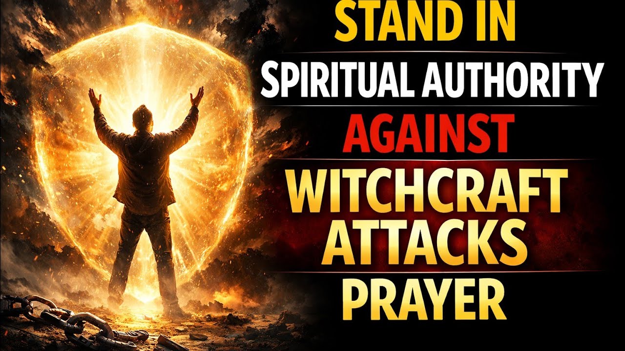PRAY FOR BOLDNESS TO STAND IN SPIRITUAL AUTHORITY AGAINST WITCHCRAFT ATTACKS - WARFARE PRAYER. 
