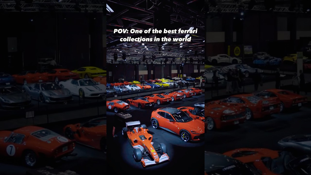 One of the best Ferrari collection in the world #ferrari #cars