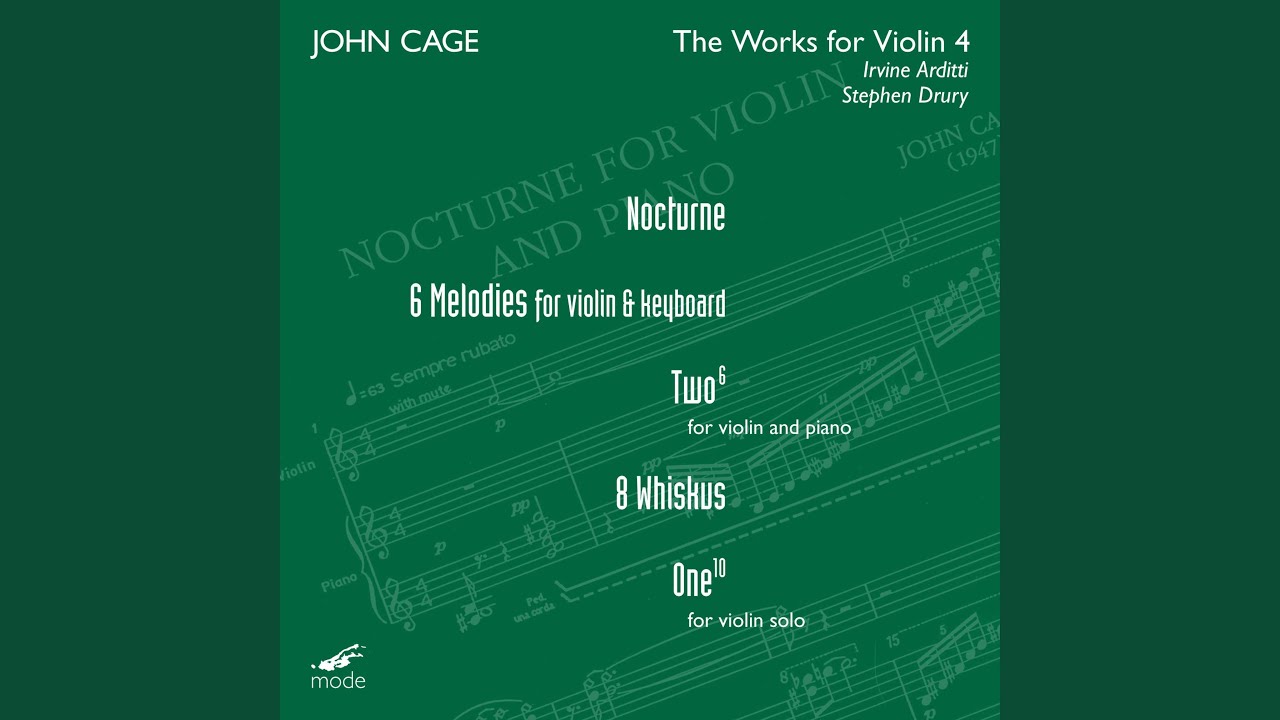 8 Whiskus (Version for Violin) : No. 1, —