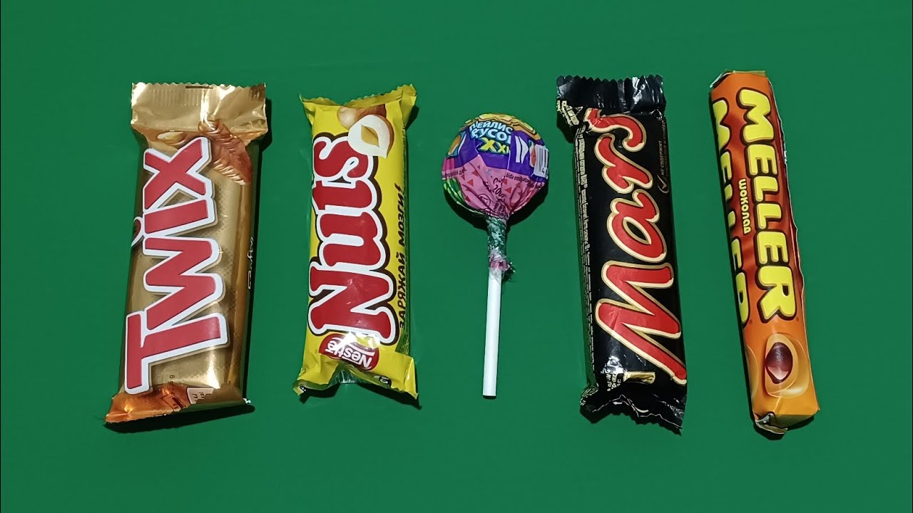 Satisfying video ASMR lollipops candy unpacking video ASMR opening video and chocolate gummy candy/1