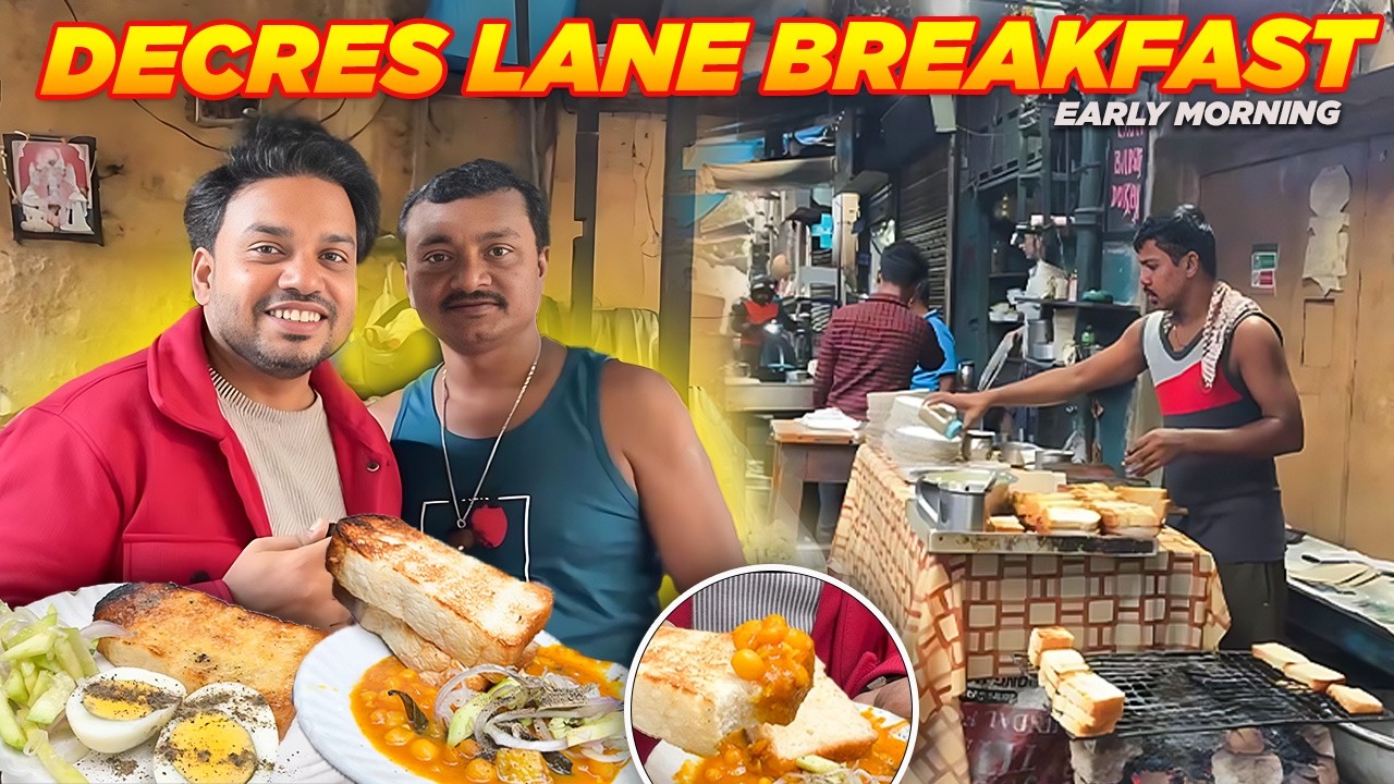 Decres Lane Kolkata Morning Breakfast | Nawabi Thaat Vlog 2025