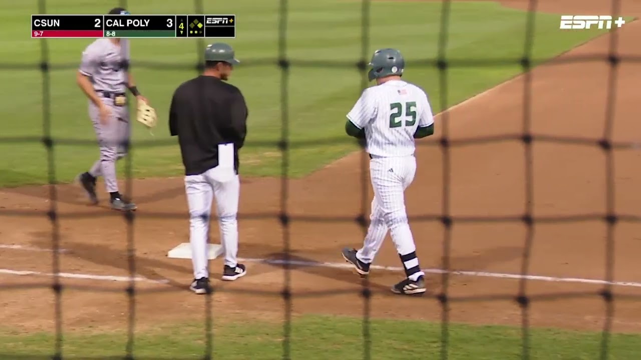 Cal Poly vs. CSUN, Baseball Highlights -- Mar. 15th, 2024