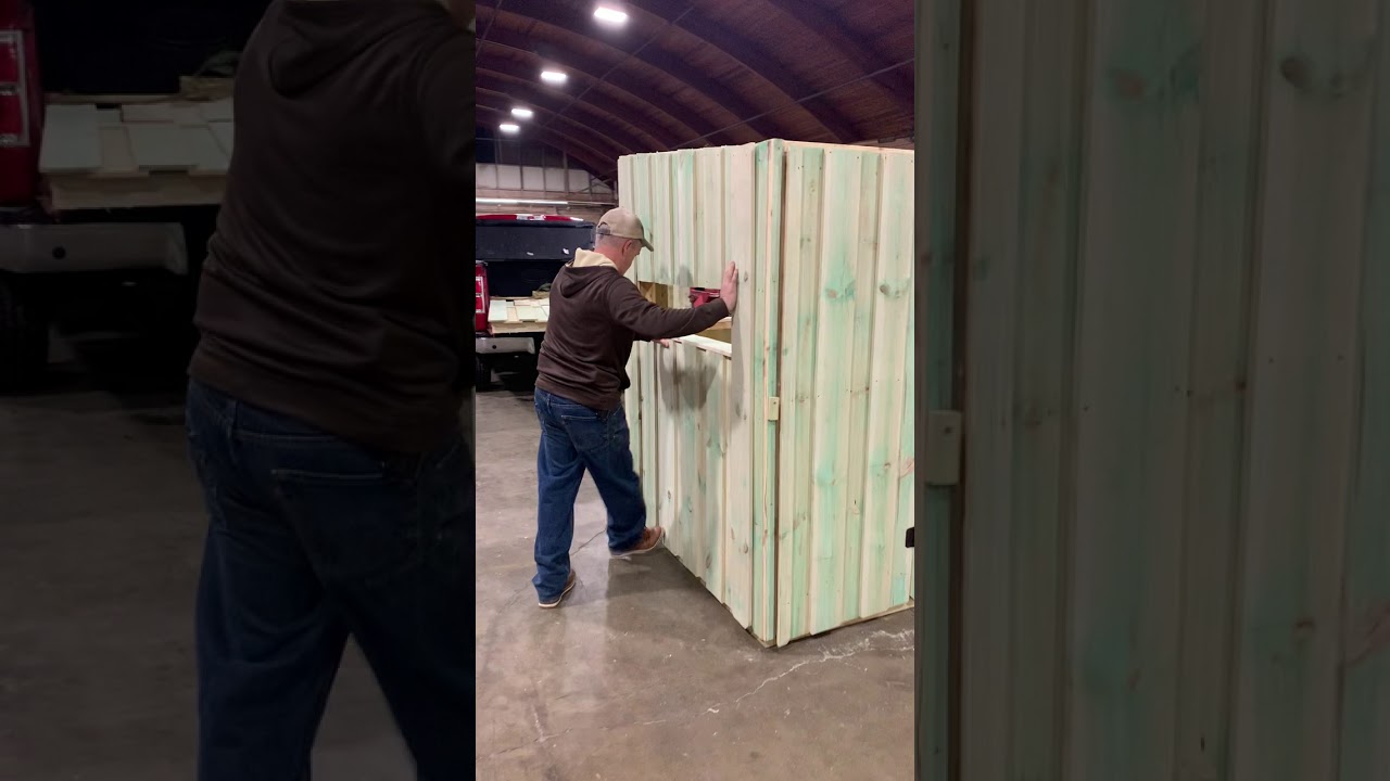 5x5 DEER BLIND ASSEMBLY