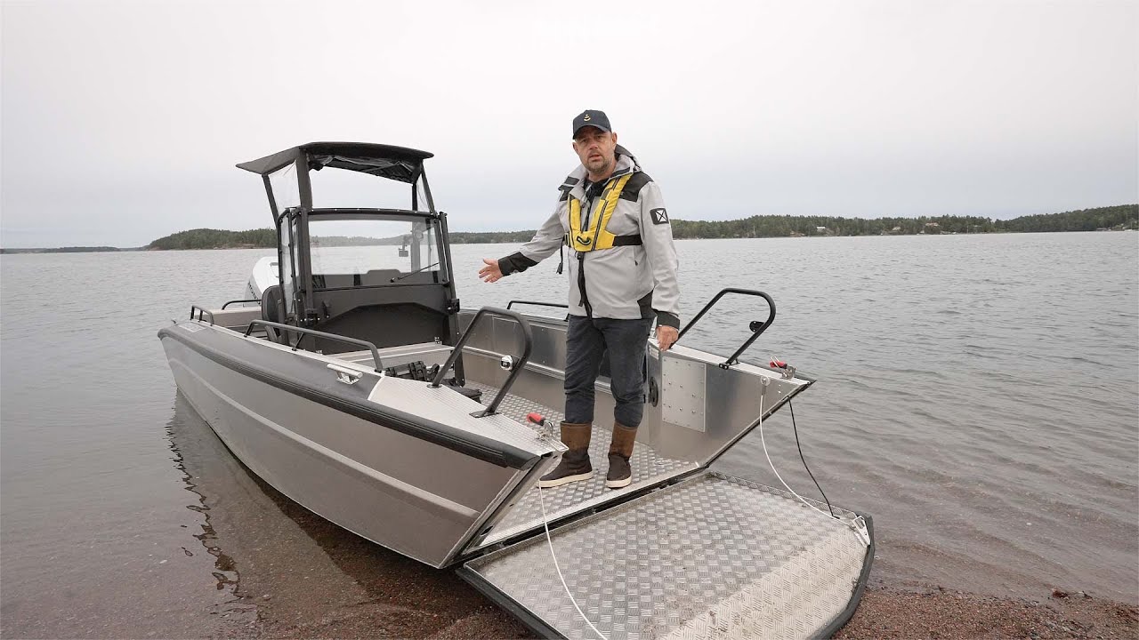 Test: Faster 635: Aluminiumbåt med bogramp gör båtlivet bättre för fler!
