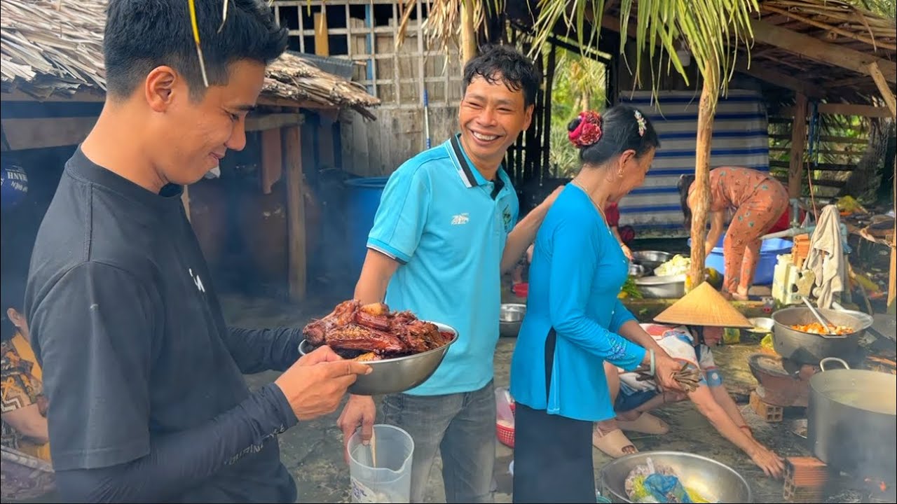 MÀNG CÂU CÁ CỦA AE TEAM CU DAM THEP ĐÁM GIỖ MIỀN TÂY TOÀN MÓN NGON